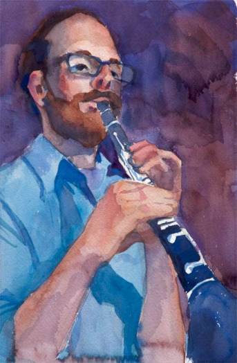 clarinet player