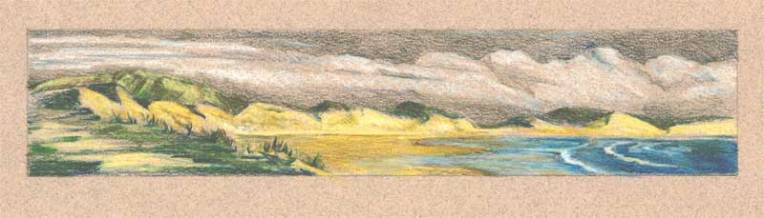 Drawing of Doughmore Beach