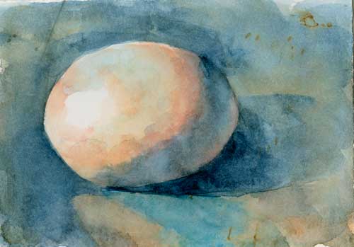 Egg 3 Watercolor on #300 Arches hot press