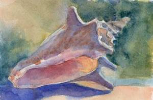 Shell painting
