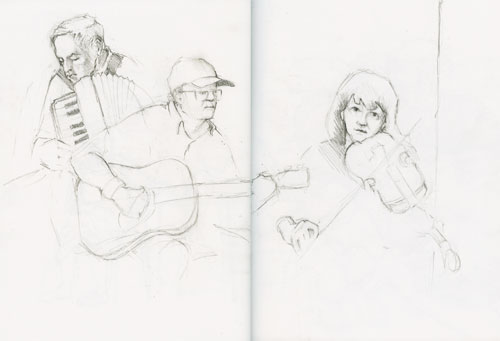 Three musicians