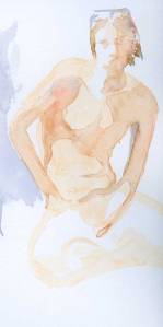 Watercolor life drawing